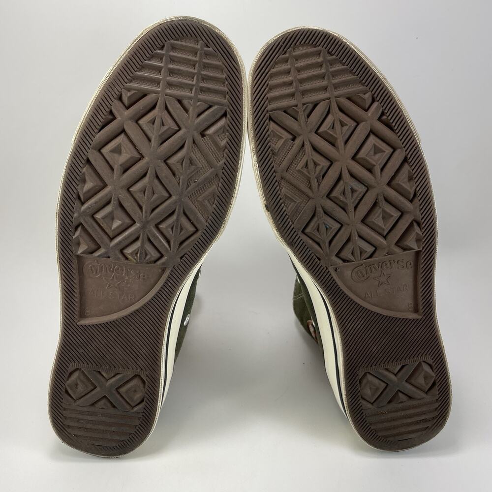 Converse Chuck Taylor 70 HI 'Utility Green' Suede Sneaker Mens Size 8, Womens 10 - Picture 7 of 11
